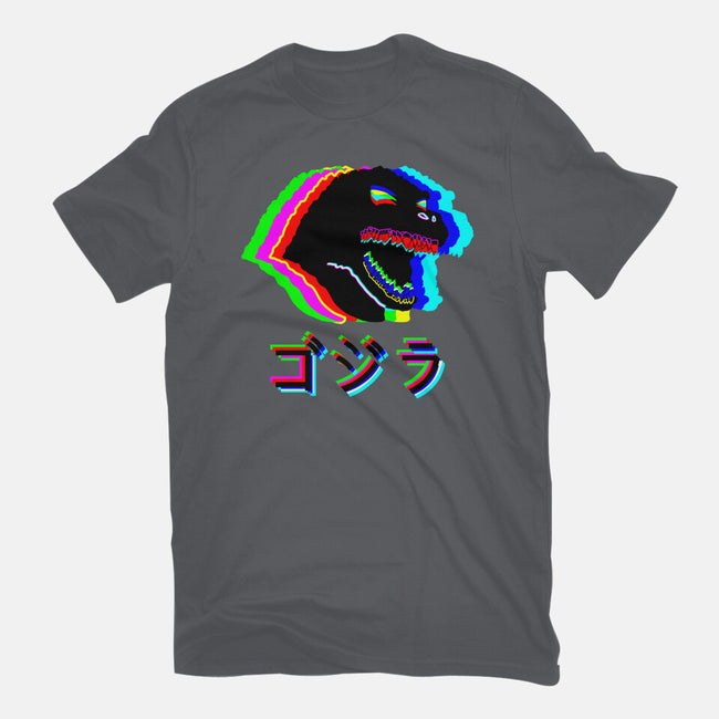Glitchzilla-mens premium tee-Rogelio