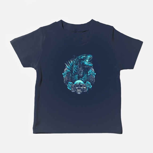 Rise From The Depths-baby basic tee-glitchygorilla