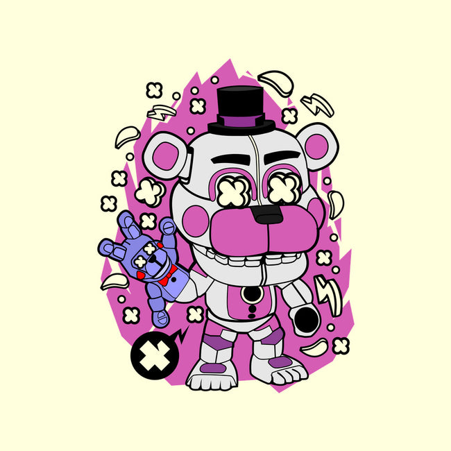 Freddy White-none glossy sticker-ElMattew