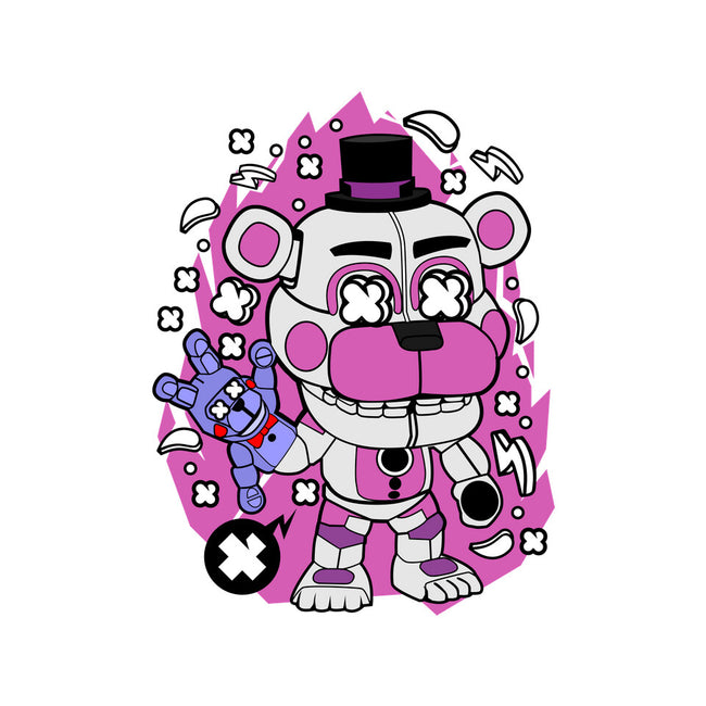 Freddy White-none glossy sticker-ElMattew