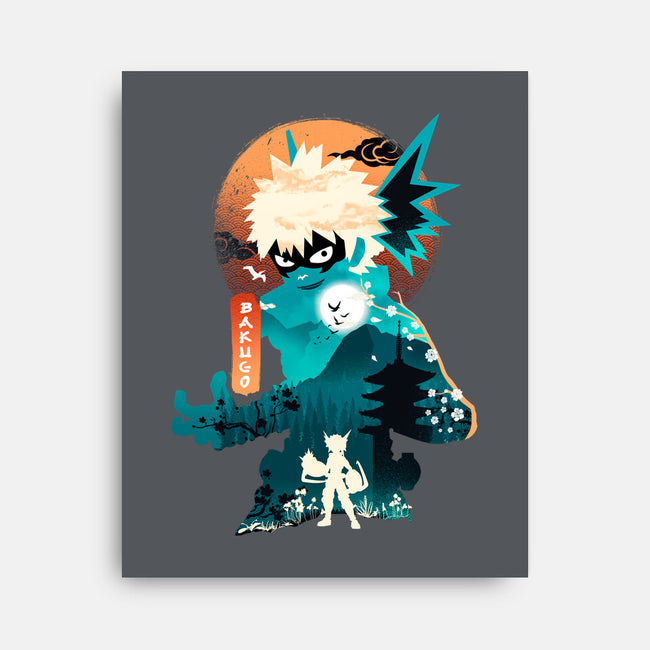 Bakugo-none stretched canvas-hirolabs