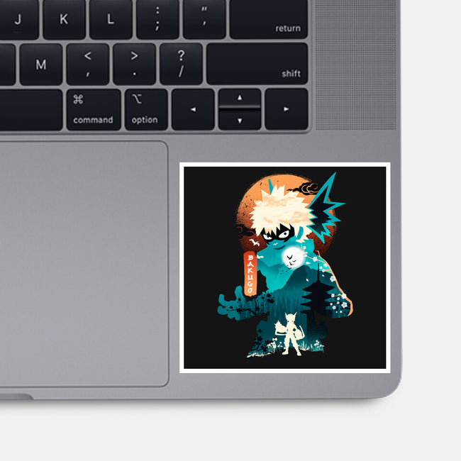 Bakugo-none glossy sticker-hirolabs
