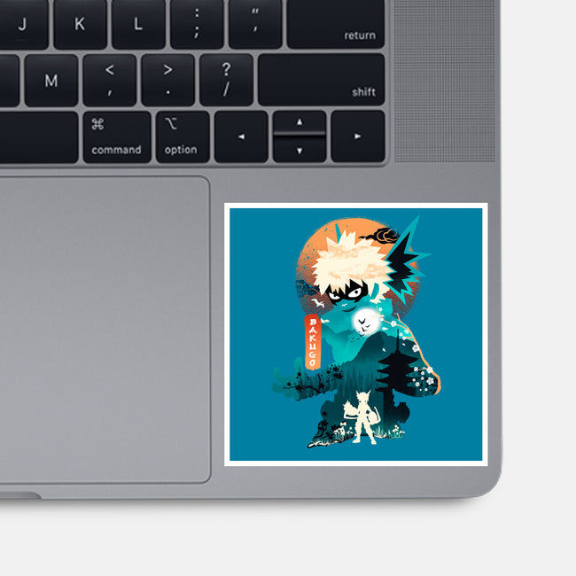 Bakugo-none glossy sticker-hirolabs