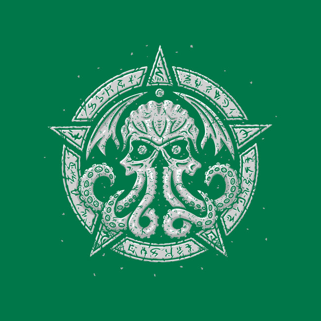 Cult of Cthulhu-none removable cover w insert throw pillow-Paul Simic