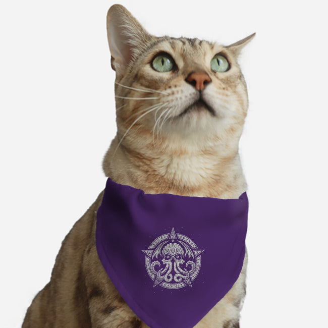 Cult of Cthulhu-cat adjustable pet collar-Paul Simic