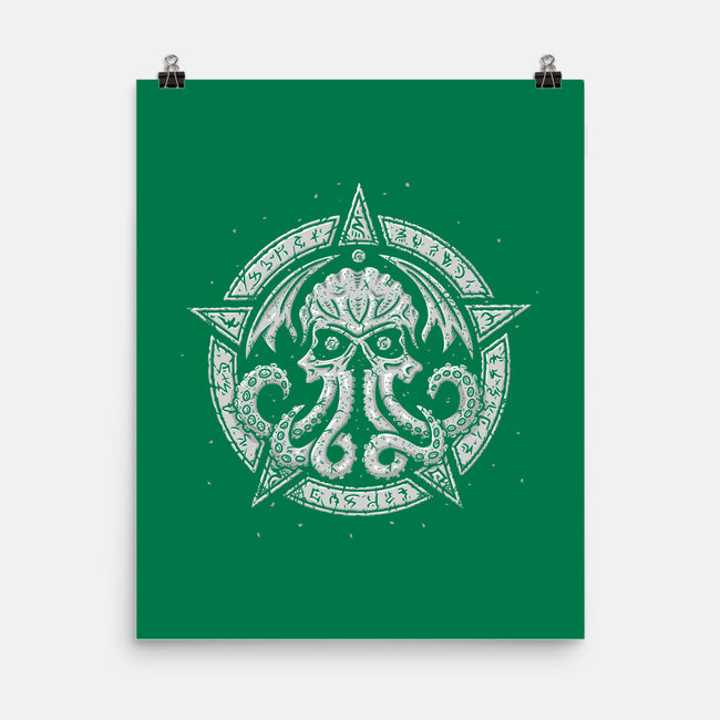 Cult of Cthulhu-none matte poster-Paul Simic