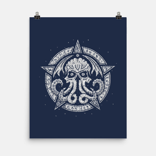 Cult of Cthulhu-none matte poster-Paul Simic