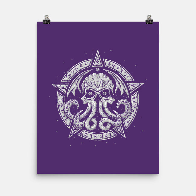 Cult of Cthulhu-none matte poster-Paul Simic