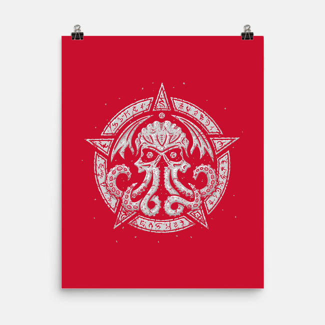 Cult of Cthulhu-none matte poster-Paul Simic