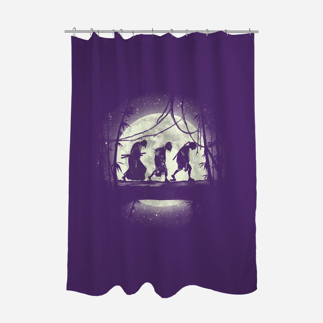 Samurai's Journey-none polyester shower curtain-fanfreak1