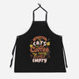 Cats and Coffee-unisex kitchen apron-eduely