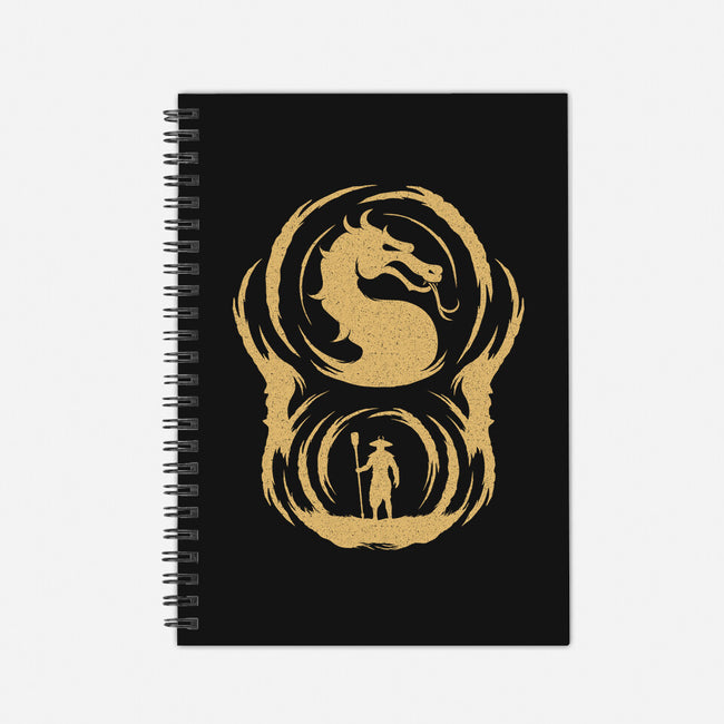 Thunder Power-none dot grid notebook-TheWizardLouis