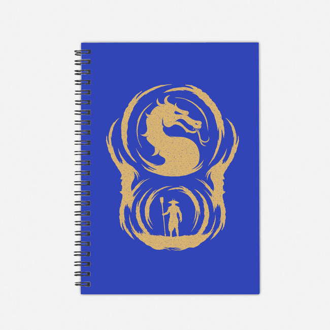 Thunder Power-none dot grid notebook-TheWizardLouis