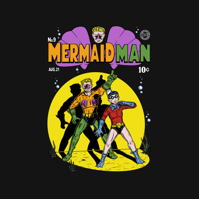 Mermaid Man-youth basic tee-Firebrander