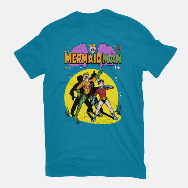 Mermaid Man-youth basic tee-Firebrander