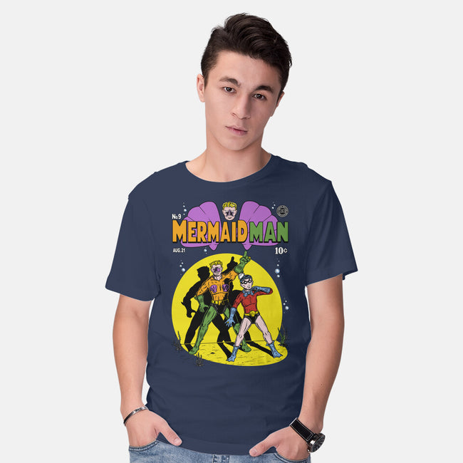 Mermaid Man-mens basic tee-Firebrander