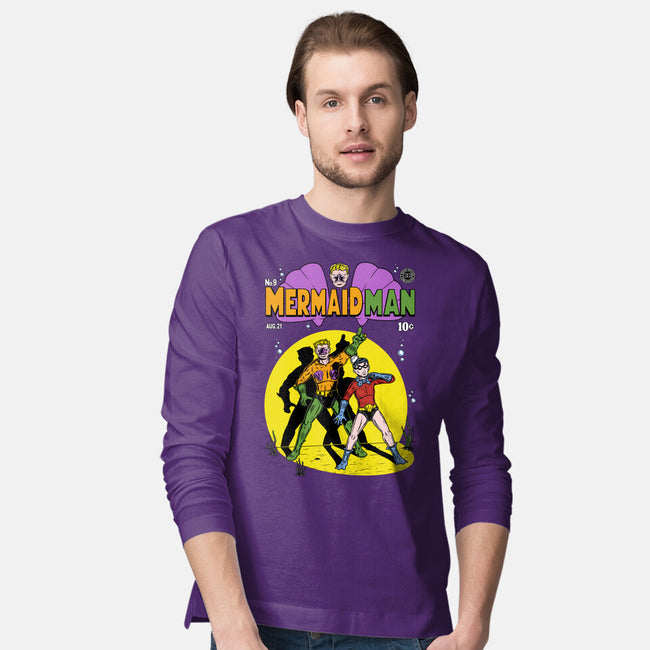 Mermaid Man-mens long sleeved tee-Firebrander