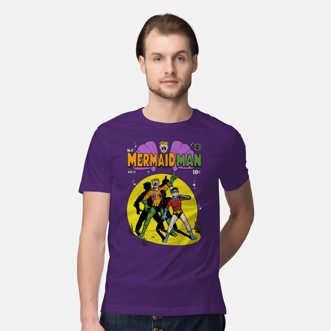 Mermaid Man-mens premium tee-Firebrander