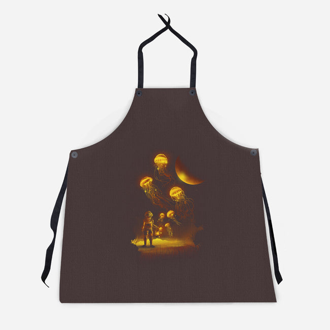 Close Encounters-unisex kitchen apron-dandingeroz