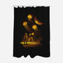 Close Encounters-none polyester shower curtain-dandingeroz
