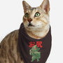 Buttzilla-cat bandana pet collar-eduely