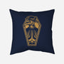 Plague Doctor Coffin-none removable cover throw pillow-Alundrart