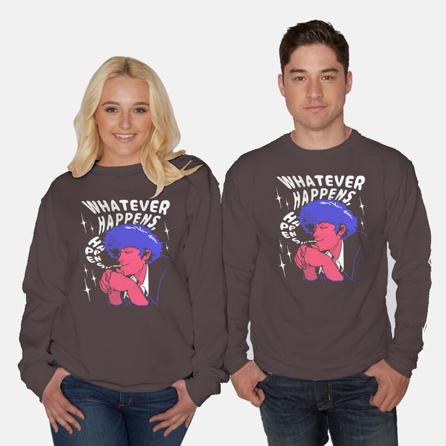Whatever Happens-unisex crew neck sweatshirt-estudiofitas