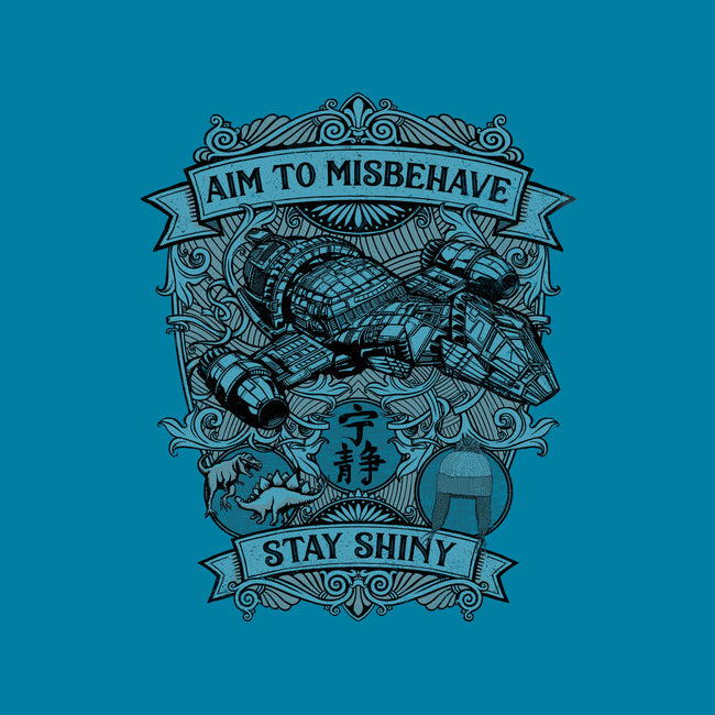 Aim to Misbehave-mens basic tee-kg07