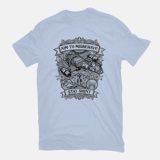 Aim to Misbehave-mens basic tee-kg07