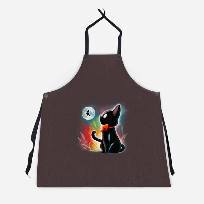 Witched Cat-unisex kitchen apron-Vallina84