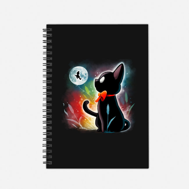 Witched Cat-none dot grid notebook-Vallina84