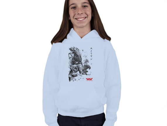 Xenomorphs Invasion Sumi-E