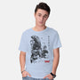 Xenomorphs Invasion Sumi-E-mens basic tee-DrMonekers