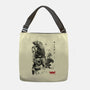 Xenomorphs Invasion Sumi-E-none adjustable tote-DrMonekers