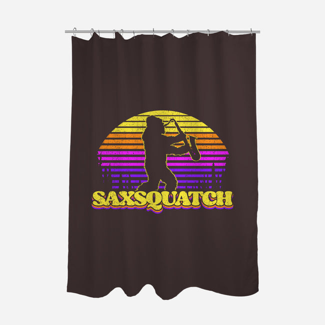 Saxsquatch-none polyester shower curtain-OPIPPI