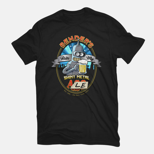 Bite My Shiny Metal Ale-mens long sleeved tee-ACraigL
