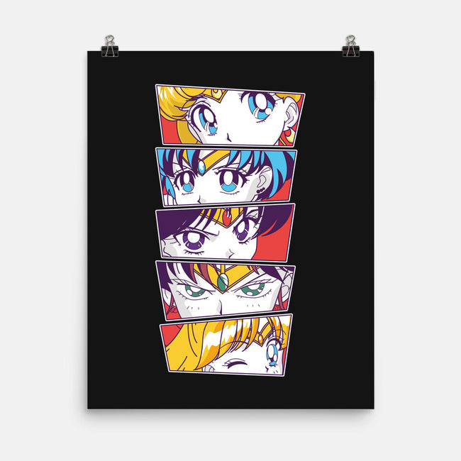 Sailor Scouts-none matte poster-Jelly89