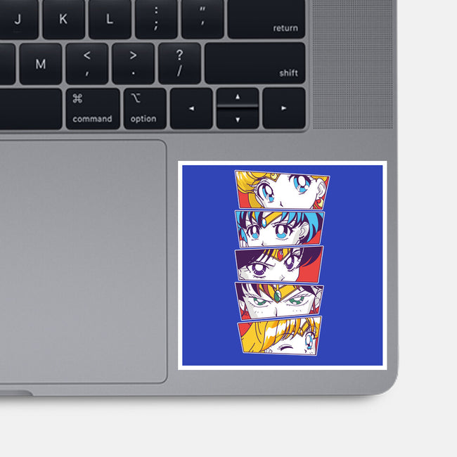 Sailor Scouts-none glossy sticker-Jelly89