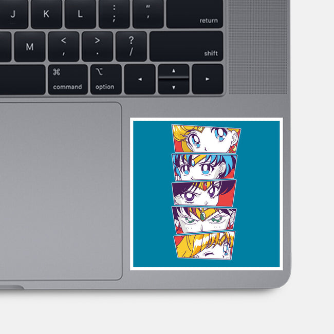 Sailor Scouts-none glossy sticker-Jelly89