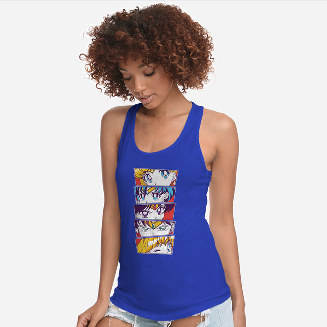 Sailor Scouts-womens racerback tank-Jelly89