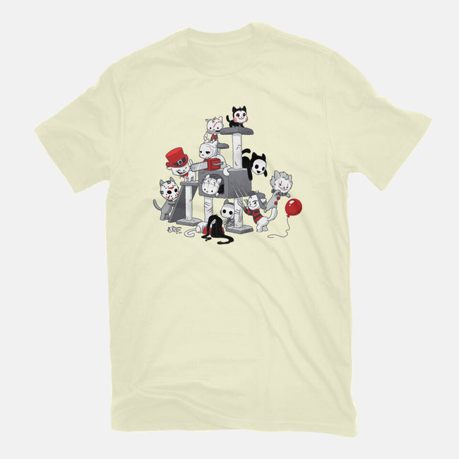 Horror Cats-mens premium tee-DoOomcat