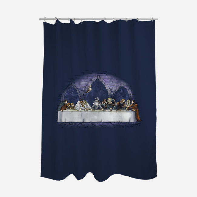 Last Fantasy Supper-none polyester shower curtain-fanfabio