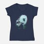 Samurai Way-womens v-neck tee-rocketman_art