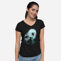Samurai Way-womens v-neck tee-rocketman_art