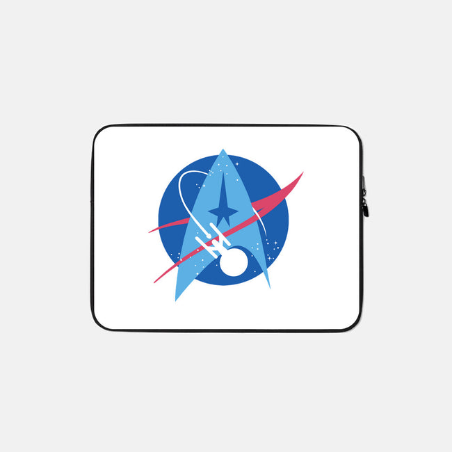Space Trek-none zippered laptop sleeve-xMorfina