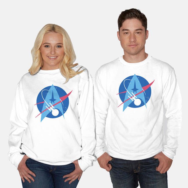 Space Trek-unisex crew neck sweatshirt-xMorfina
