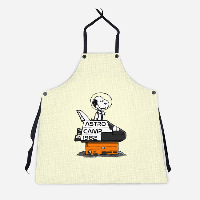 Astro Camp-unisex kitchen apron-doodletoots