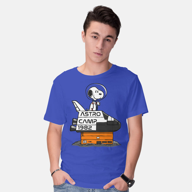 Astro Camp-mens basic tee-doodletoots