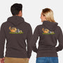 Follow Me-unisex zip-up sweatshirt-angus_pablo