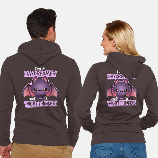Daydreamer and Nightthinker-unisex zip-up sweatshirt-NemiMakeit